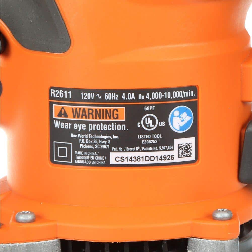 Ponceuse orbitale aléatoire double à vitesse variable de 6 po, 4 A, avec fil, technologie AIRGUARD