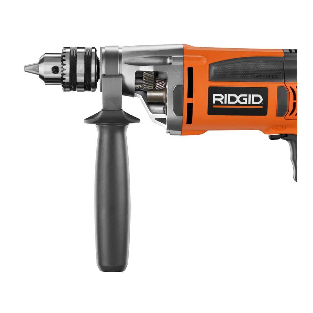 Perceuse réversible robuste à vitesse variable de 8 A avec fil de 1/2 po