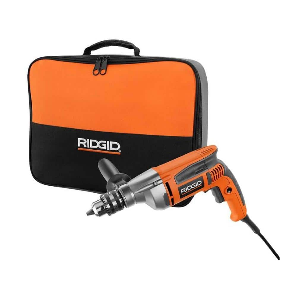 Perceuse réversible robuste à vitesse variable de 8 A avec fil de 1/2 po