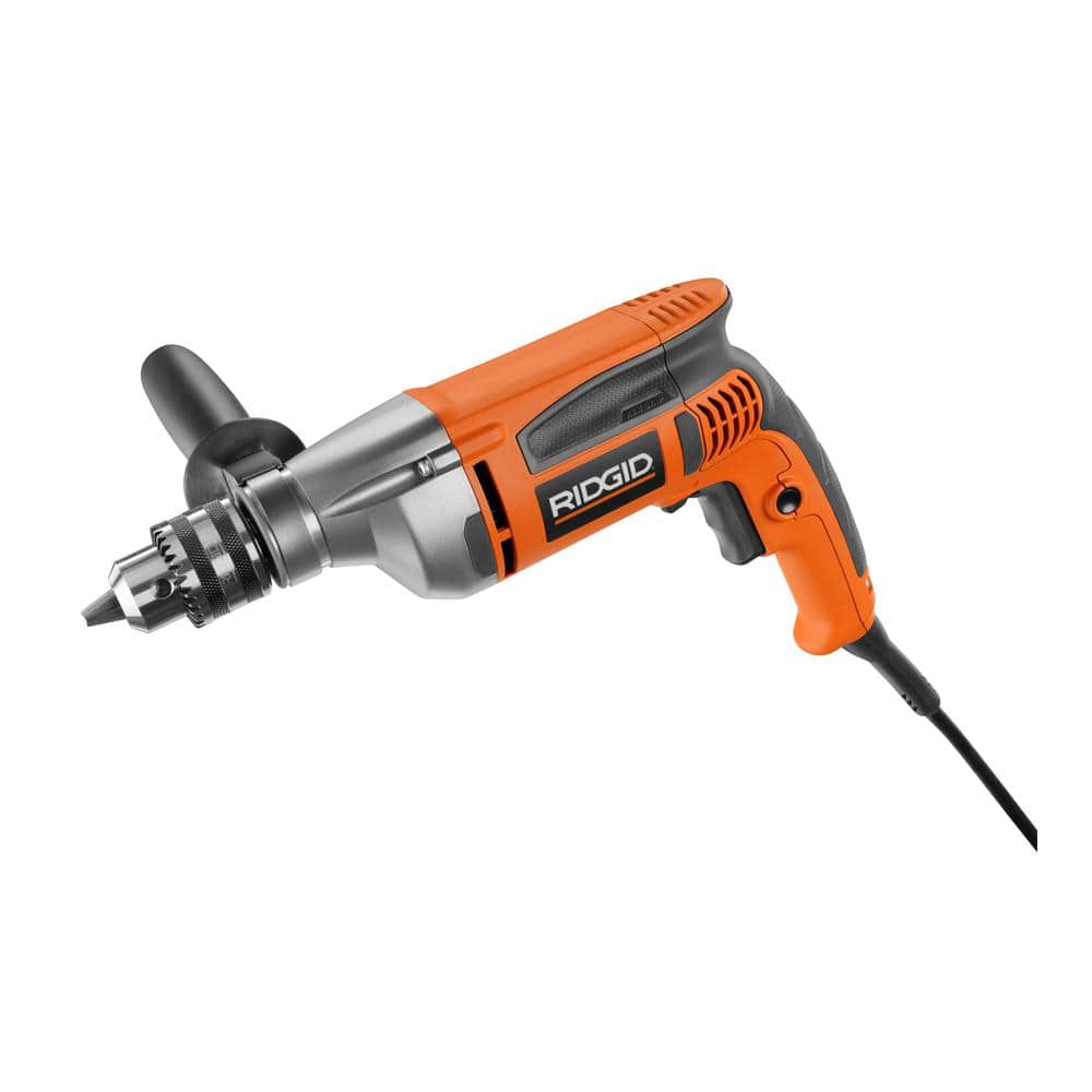 Perceuse réversible robuste à vitesse variable de 8 A avec fil de 1/2 po