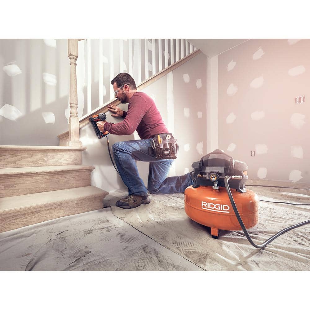 Pneumatic 18-Gauge 2-1/8 in. Brad Nailer with CLEAN DRIVE Technology, and Tool Bag