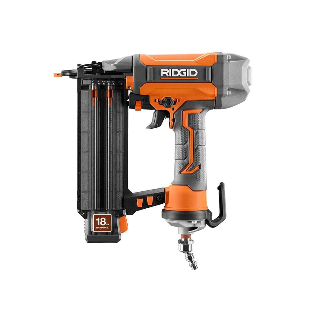 Pneumatic 18-Gauge 2-1/8 in. Brad Nailer with CLEAN DRIVE Technology, and Tool Bag