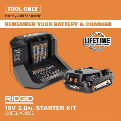 18V Cordless Professional High Temp Glue Gun Kit with 2.0 Ah Battery and Charger