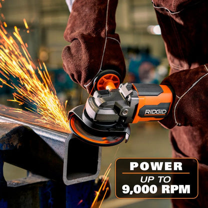 18V Brushless Cordless 4-1/2 in. Paddle Switch Angle Grinder (Tool Only)