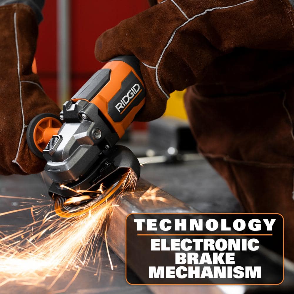 18V Brushless Cordless 4-1/2 in. Paddle Switch Angle Grinder (Tool Only)