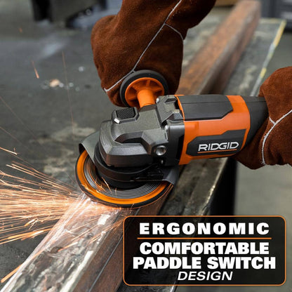18V Brushless Cordless 4-1/2 in. Paddle Switch Angle Grinder (Tool Only)
