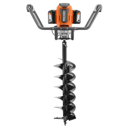 18-Volt Brushless Earth Auger with 8 in. Bit and (2) 4.0 Ah Batteries and Charger