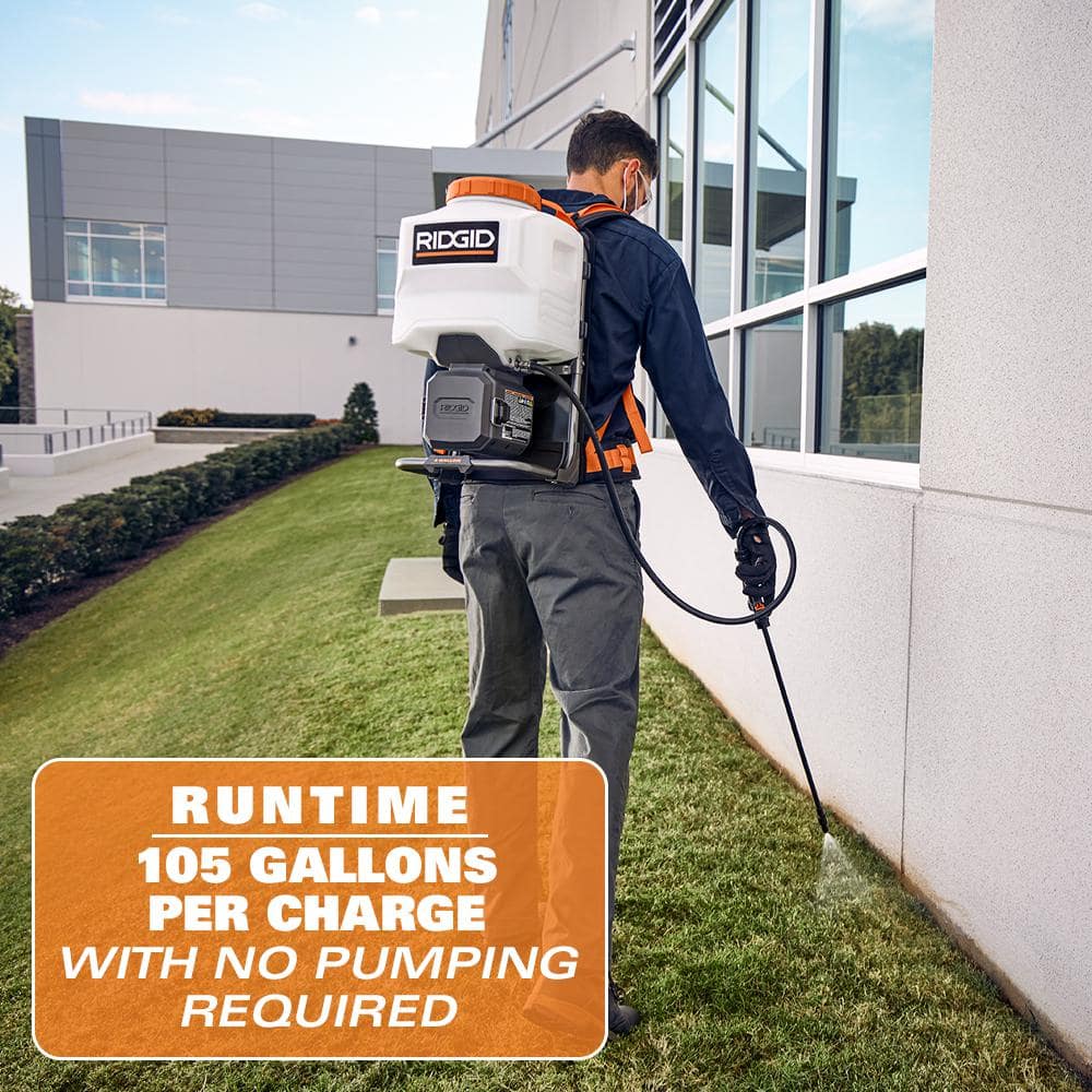 18-Volt Cordless Battery 4 Gal. Backpack Chemical Sprayer (Tool Only)