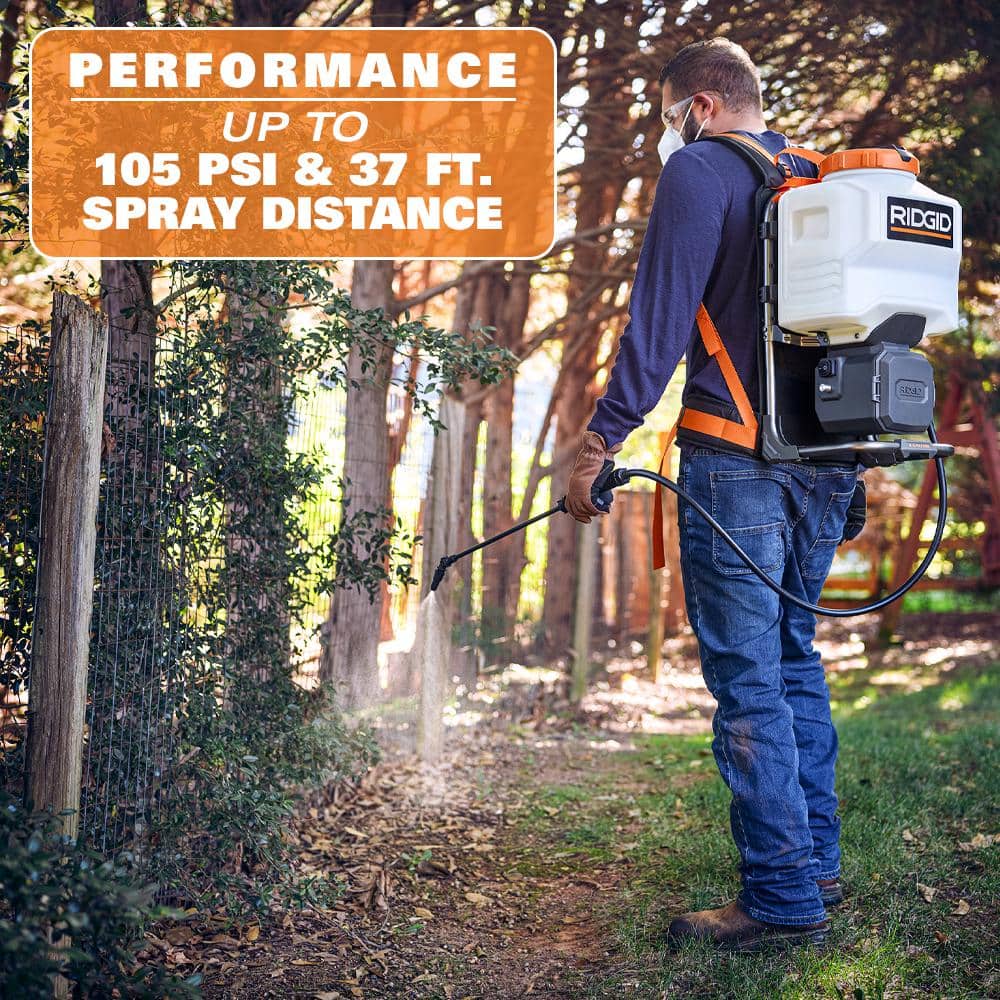 18-Volt Cordless Battery 4 Gal. Backpack Chemical Sprayer (Tool Only)