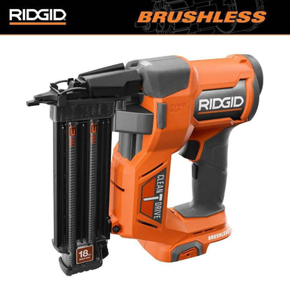 18V Brushless Cordless 18-Gauge 2-1/8 in. Brad Nailer (Tool Only) with CLEAN DRIVE Technology