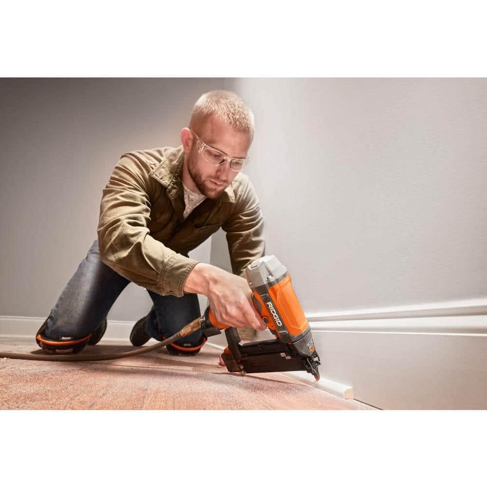 Pneumatic 18-Gauge 2-1/8 in. Brad Nailer with CLEAN DRIVE Technology, and Tool Bag
