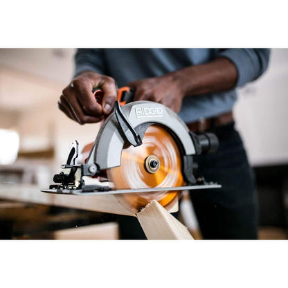 18V Cordless 6-1/2 in. Circular Saw Kit with (1) 4.0 Ah Battery and Charger