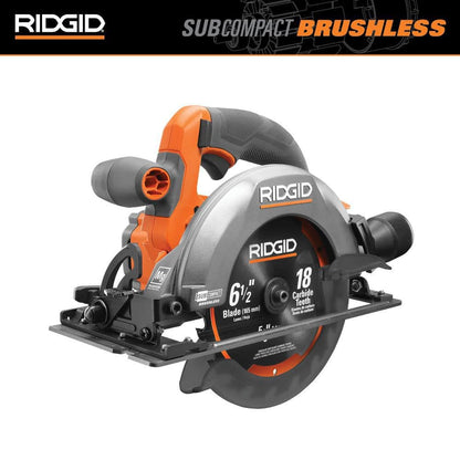 18V SubCompact Brushless Cordless 6-1/2 in. Circular Saw (Tool Only)