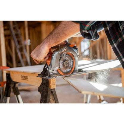 18V SubCompact Brushless Cordless 6-1/2 in. Circular Saw Kit with 4.0 Ah MAX Output Battery and Charger R8656K