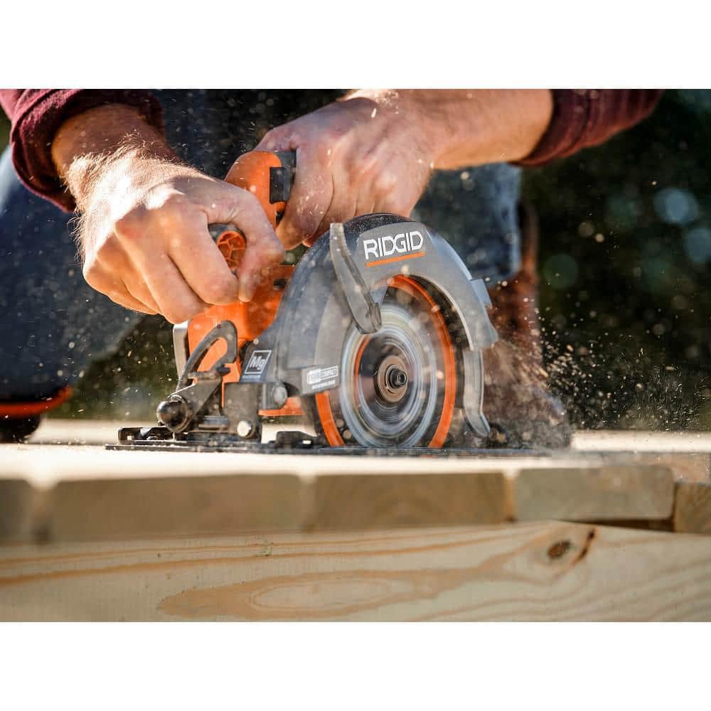 18V SubCompact Brushless Cordless 6-1/2 in. Circular Saw Kit with 4.0 Ah MAX Output Battery and Charger R8656K