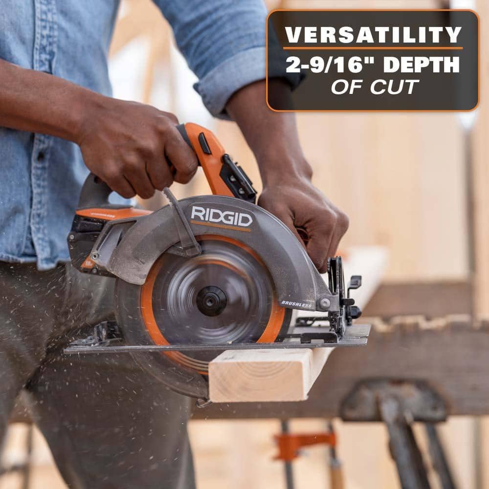 18V Brushless Cordless 7-1/4 in. Circular Saw (Tool Only)