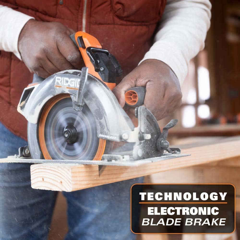 18V Brushless Cordless 7-1/4 in. Circular Saw Kit with 4.0 Ah MAX Output Battery and Charger