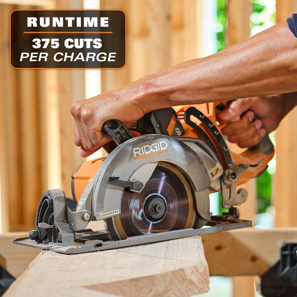 18V Brushless Cordless 7-1/4 in. Rear Handle Circular Saw (Tool Only)