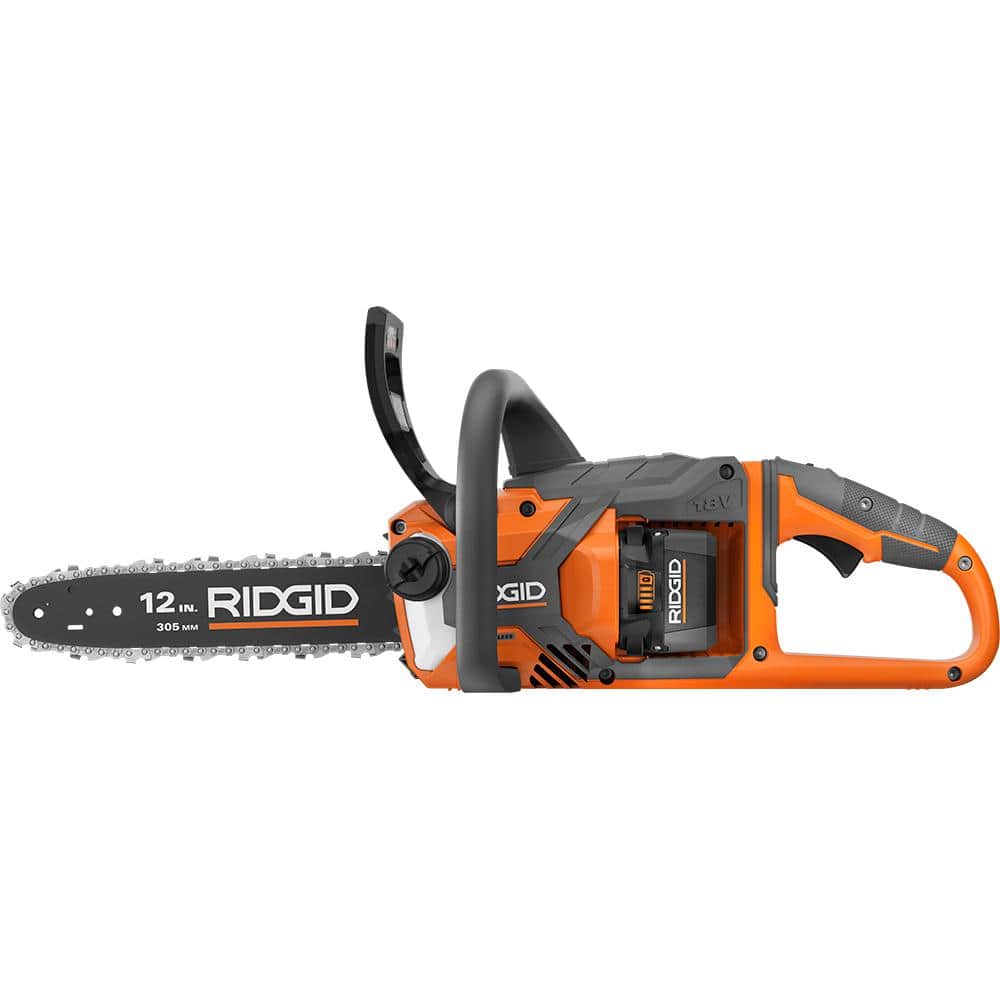 18V Brushless 12 in. Electric Battery Chainsaw with 6.0 Ah MAX Output Battery and Charger