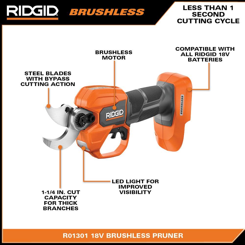 18V Brushless Cordless Battery Pruner (Tool Only)