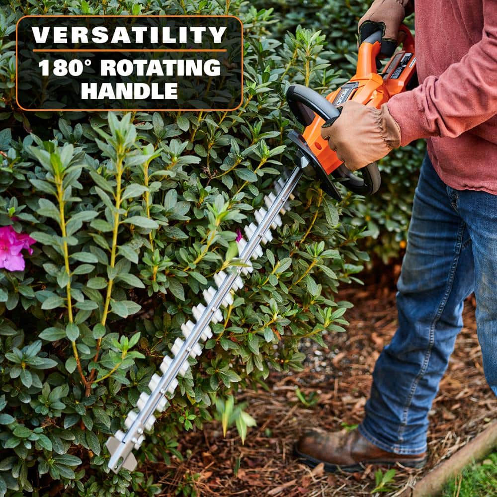 18V Brushless Cordless Battery 22 in. Hedge Trimmer with 2.0 Ah Battery and Charger