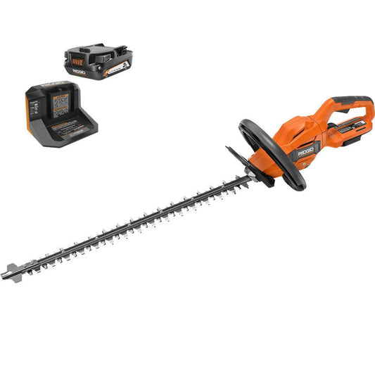 18V Brushless Cordless Battery 22 in. Hedge Trimmer with 2.0 Ah Battery and Charger