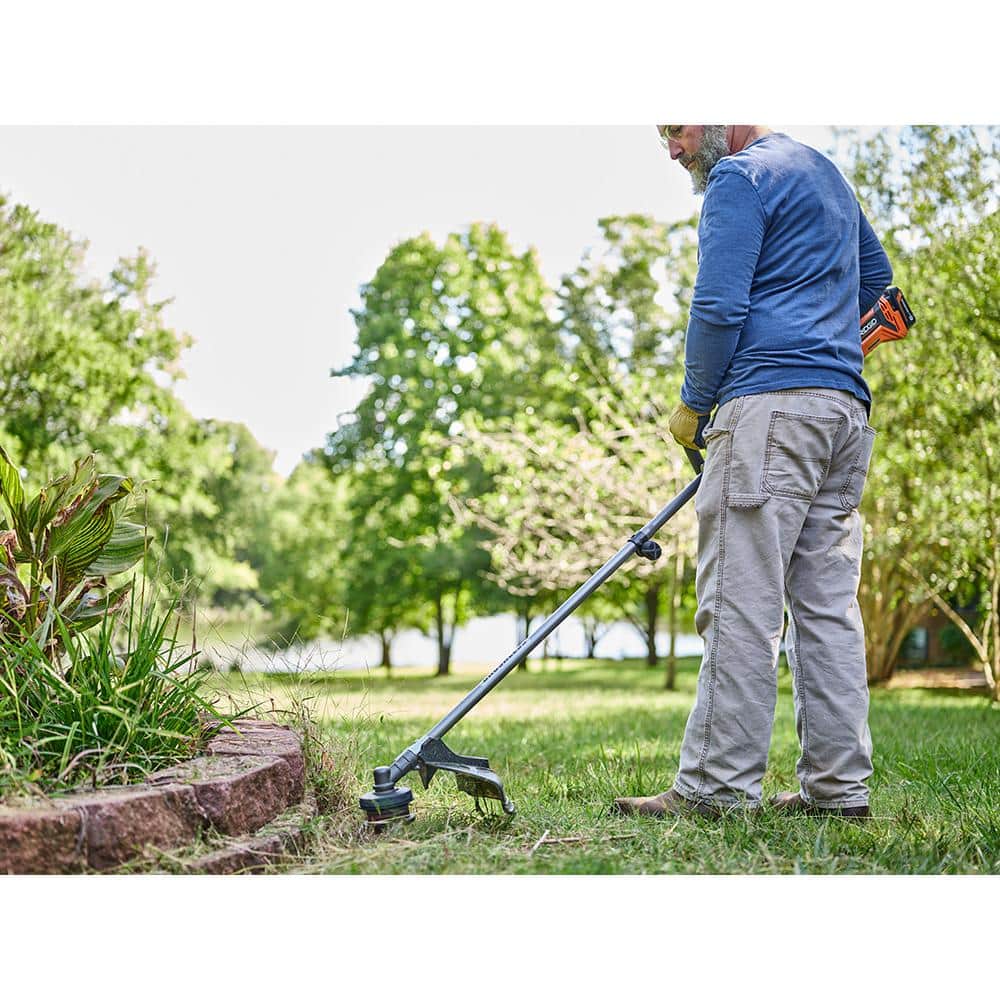 18V Brushless 14 in. Cordless Battery String Trimmer with 4.0 Ah Lithium-Ion Battery