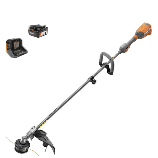 18V Brushless 14 in. Cordless Battery String Trimmer with 4.0 Ah Lithium-Ion Battery