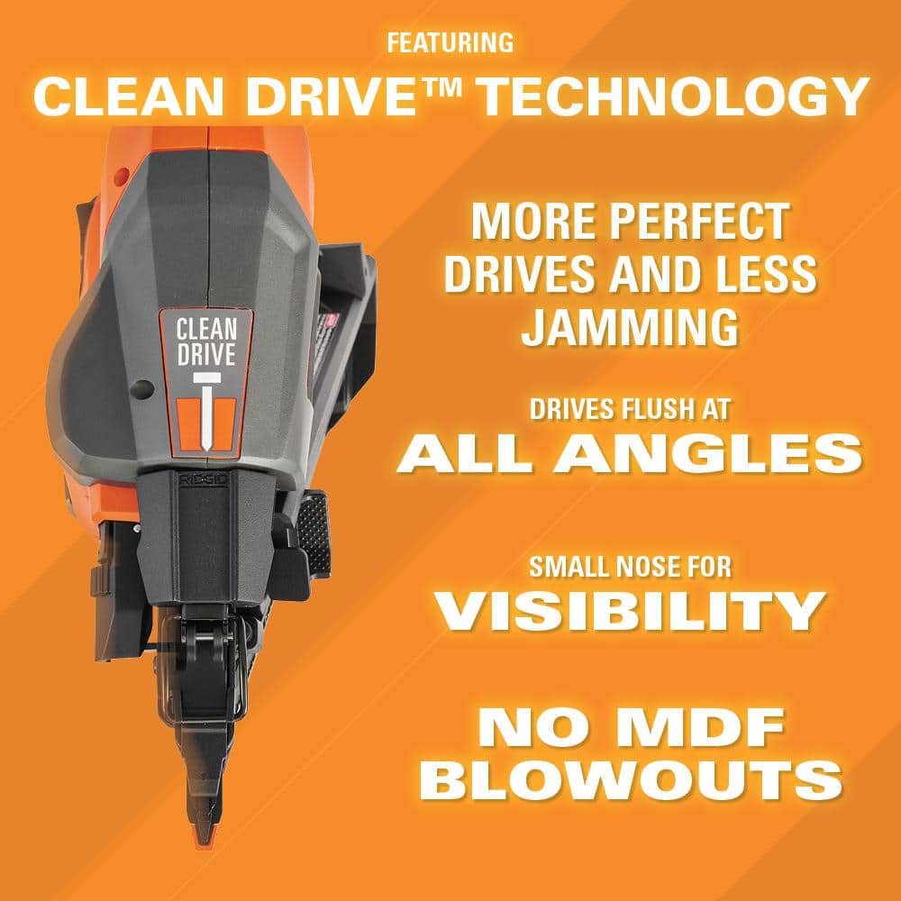 18V Brushless Cordless 15-Gauge Angled Finish Nailer (Tool Only)
