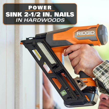 18V Brushless Cordless 15-Gauge Angled Finish Nailer (Tool Only)