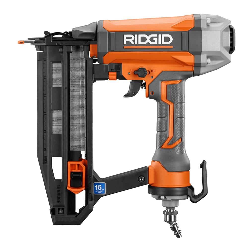 Pneumatic 16-Gauge 2-1/2 in. Straight Finish Nailer with CLEAN DRIVE Technology