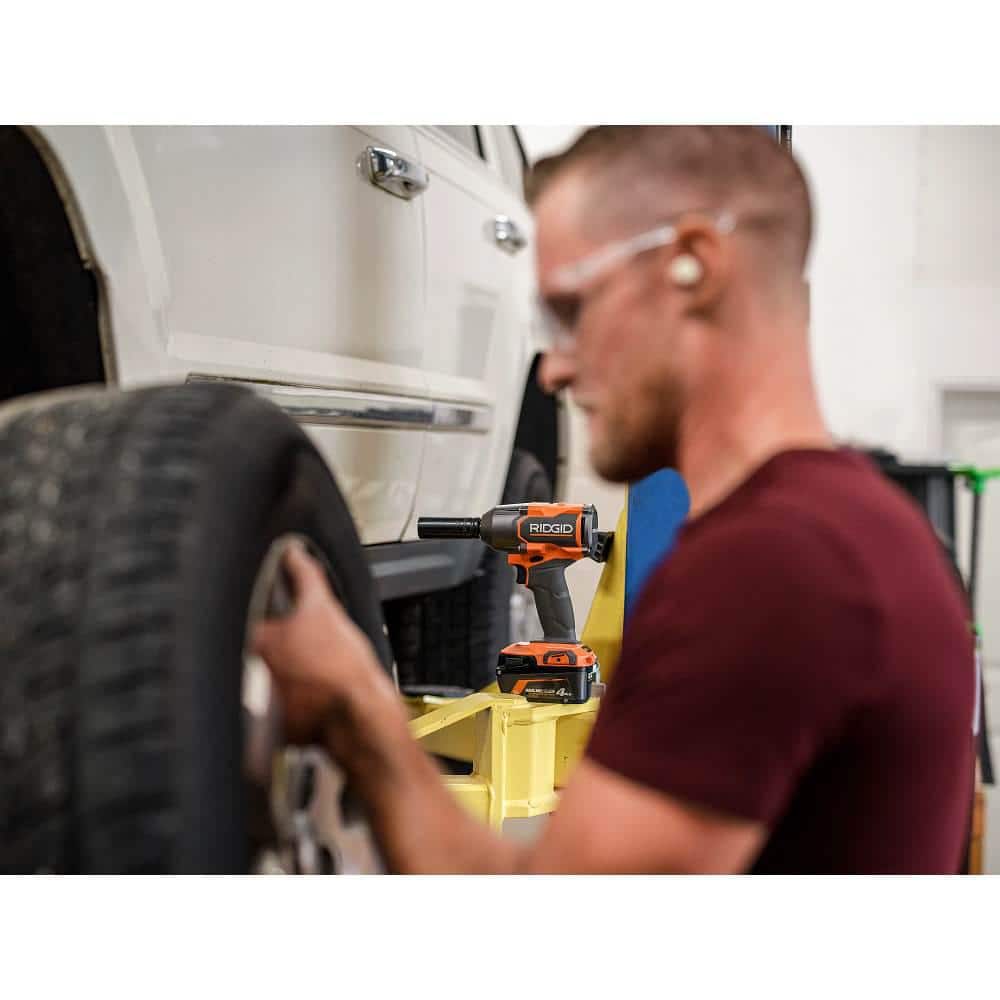 18V Brushless Cordless 4-Mode 1/2 in. Mid-Torque Impact Wrench with Friction Ring (Tool Only)