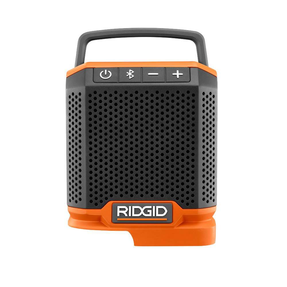 18V Cordless Speaker with Bluetooth Technology, 2.0 Ah Battery, and Charger