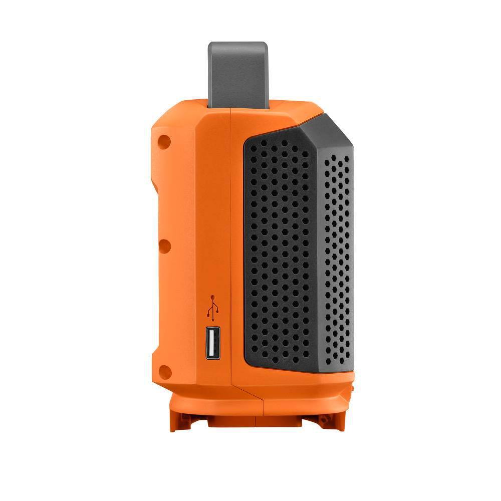 18V Cordless Speaker with Bluetooth Technology, 2.0 Ah Battery, and Charger