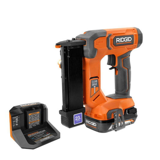 18V Cordless 23 Gauge 1-3/8 in. Headless Pin Nailer Kit with 2.0 Ah Battery and Charger