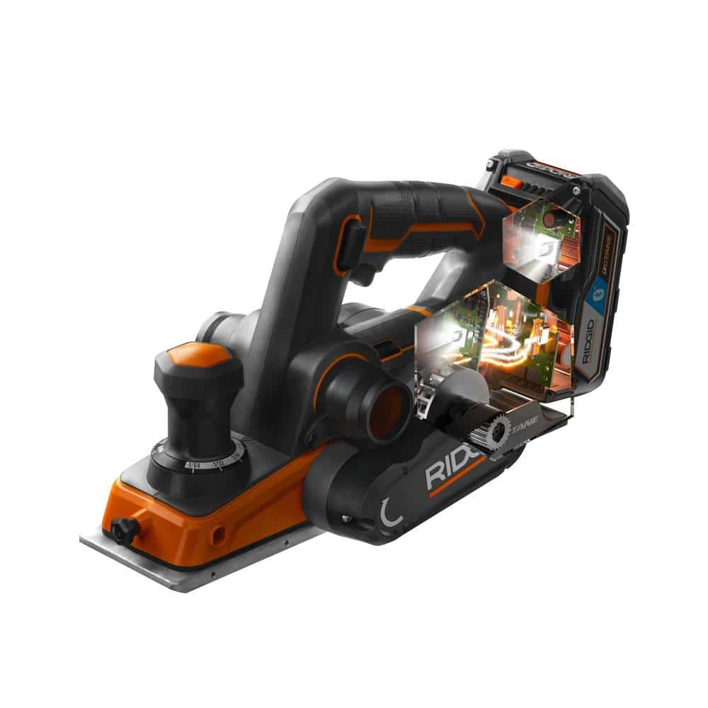 18V Brushless Cordless 3-1/4 in. Hand Planer (Tool Only) with Dust Bag