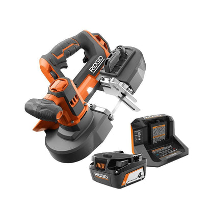 18V Cordless Compact Band Saw Kit with (1) 4.0 Ah Battery and Charger