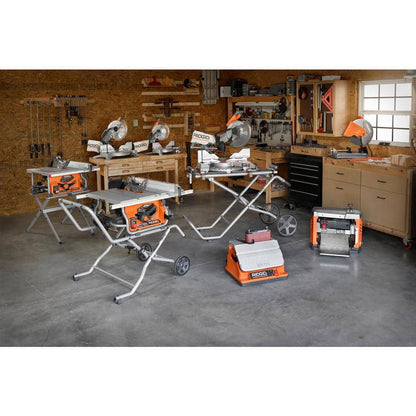 15 Amp 10 in. Portable Corded Jobsite Table Saw with Folding Stand