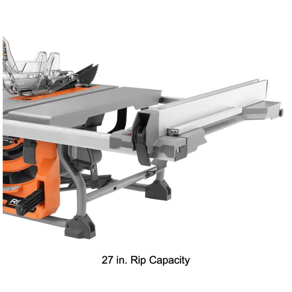 15 Amp 10 in. Portable Corded Jobsite Table Saw with Folding Stand