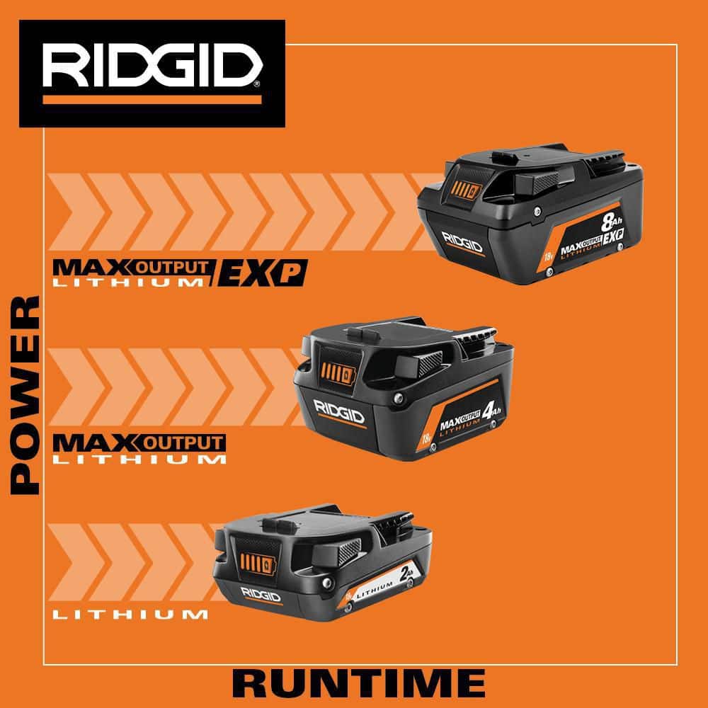 18V 8.0 Ah Max Output EXP Lithium-Ion Battery (2-Pack)
