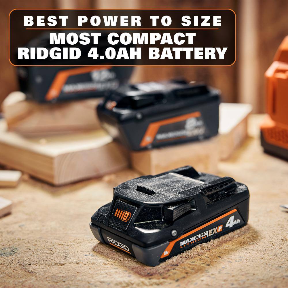 18V 4.0 Ah MAX Output EXP Lithium-Ion Battery (2-Pack)