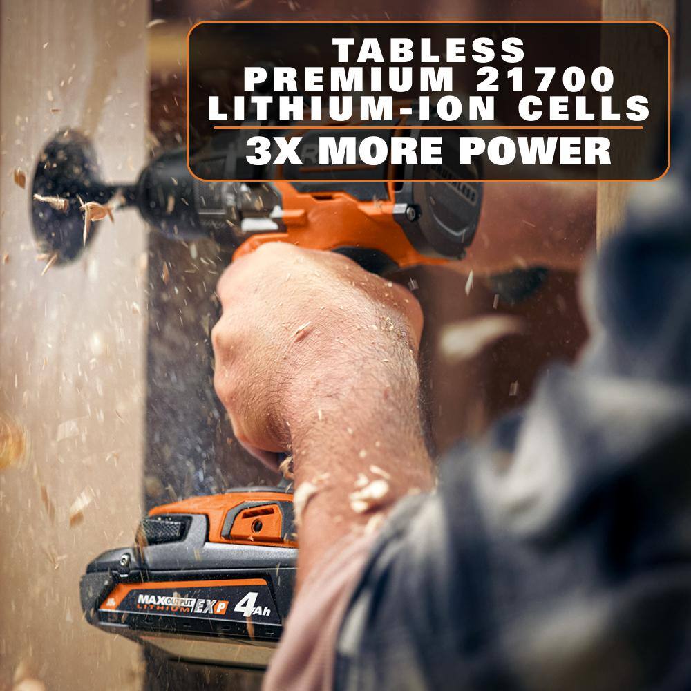 18V 4.0 Ah MAX Output EXP Lithium-Ion Battery (2-Pack)