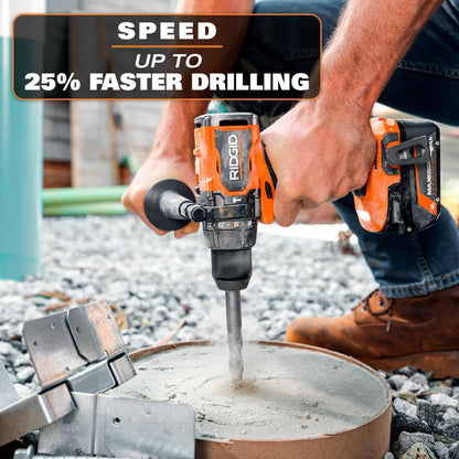 18V Brushless Cordless 6-Tool Combo Kit with 6.0 Ah and 2.0 Ah MAX Output Batteries and Charger
