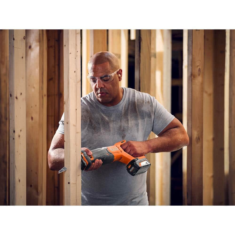18V Cordless Reciprocating Saw Kit with 4.0 Ah Battery and Charger