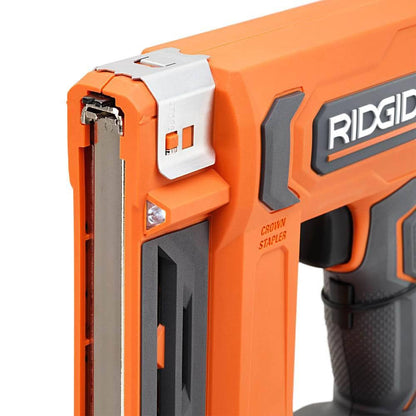 18V Cordless 3/8 in. Crown Stapler Kit with 2.0 Ah Battery and Charger